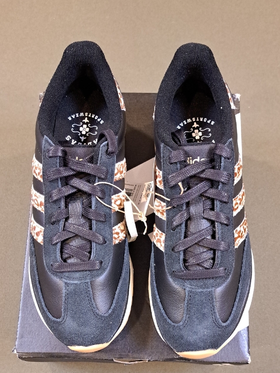 Adidas Run 70s 2.0 Shoes - Color: Black/Beige/Brown - Size: Women 7.5 - Picture 2 of 10